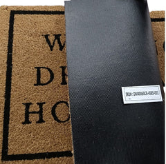Doormat 60cm x 40cm - 'Home Is Where The WiFi Connects Automatically' - Absorbent Coir Mat for Indoor/Outdoor