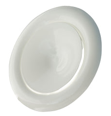 White Metal Extract Ceiling Valve 125mm - Anemostat SV