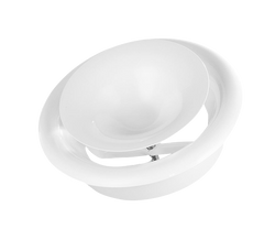 White ABS Extract Ceiling Valve 125mm