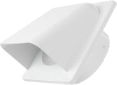External White Louvre Vent  KRD/100 fi100mm