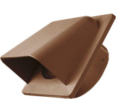 External Brown Louvre Vent  KRD/100B fi100mm