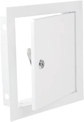 Access Panel Door Metal With Lock, White 200mm x 200mm