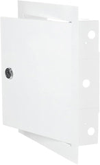Access Panel Door Metal With Lock, White 300mm x 300mm