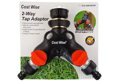 Double Tap Connector with Valves Metal