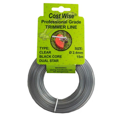 Strimmer Line Dual Black Star 2.4mm x 15m