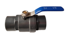 PP 1.25" BSPF Stopcock with Stainless Steel Ball Valve and Handle