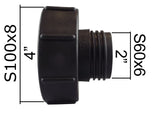 IBC Tank Adapter S100X8 Female - S60X6 Male