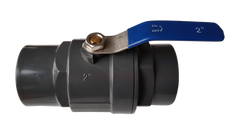 PP 2" BSPF Stopcock with Stainless Steel Ball Valve and Handle