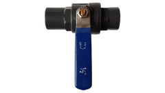 PP 1.25" BSPF Stopcock with Stainless Steel Ball Valve and Handle