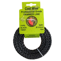 Strimmer Line Black Twist 3mm x 15m