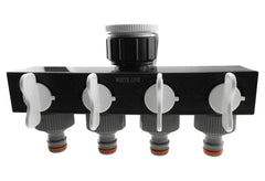 4-Way Splitter with Valves WL