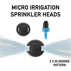 Antelco Winged Micro Spray Jet Assembled Strip Spray 2x20°