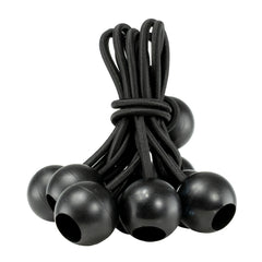Bungee Ball Mix Black 6" 8” 10" Pack of 30