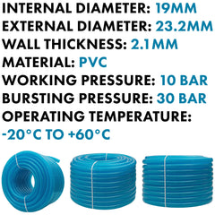 Ad-Blue Metal Fuel Gun White with ¾” Hose & Tank Adaptor Set