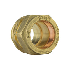 Brass Compression Straight 22mm - 3/4" BSPM