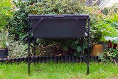 Dog Bath Kit with 90L Pre-Drilled Tub, Tap Valve, Quick-Connect Drain & Foldable Metal Stand – Stable, Easy-Clean Plastic, Portable Design – Ideal for Home Pet Grooming & Outdoor Use