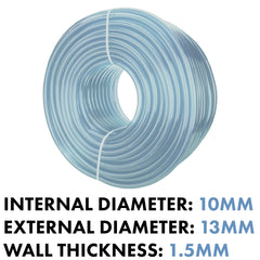 Clear PVC Pipe 10mm*13mm