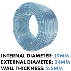 Clear PVC Pipe 19mm*24mm
