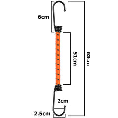 Bungee Cord Hook Metal 60cm