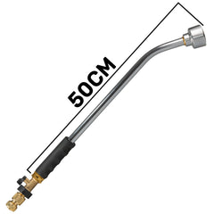 50cm Garden Watering Lance with Brass Valve and Quick Connect Hose Connector