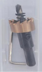 Tank Connector with Washer 3/4" BSPM & 1" Barb Outlet and Drill Bit