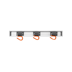 Wall Mount Tool Rack Rail with 3 x S Hanging Hooks