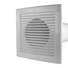 Through Wall Ventilation Kit DL0163 Louvre Vent with White External Vent
