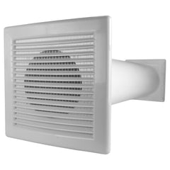 Through Wall Ventilation Kit DL0163 Louvre Vent with White External Vent