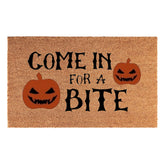 Doormat 60cm x 40cm - 'Come In For A Bite' - Absorbent Coir Mat for Indoor/Outdoor
