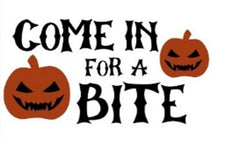Doormat 60cm x 40cm - 'Come In For A Bite' - Absorbent Coir Mat for Indoor/Outdoor