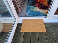 Doormat 60cm x 40cm - Blank - Absorbent Coir Mat for Indoor/Outdoor