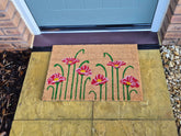 Doormat 60cm x 40cm - Poppy - Absorbent Coir Mat for Indoor/Outdoor