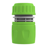 Female Hose Connector, 1/2" or 5/8" Hose, Green/Gray