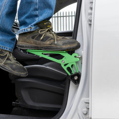 Car Door Step Type D Green - ultimate solution for convenient rooftop access