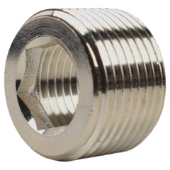 Thread Conversion Cap 3/4" BSPM - 1/2" BSPF, Nickel Plated