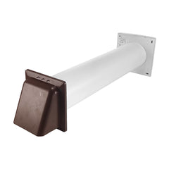 Through Wall Ventilation Kit – STYL Fan with Timer/Humidistat and Brown External Vent