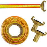 Premium Garden Hose Yellow with Geka Type Claw Fittings