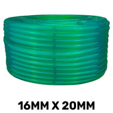 Green Semi-Transparent PVC Pipe 16mm*20mm