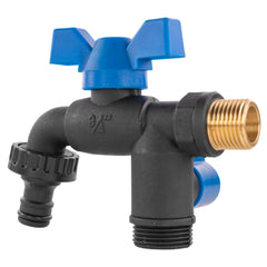 Garden Bib Double Tap 1/2" BSPM