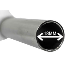 Fuel Gun White 3/4" Barb Inlet - Metal Outlet