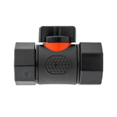 In Line Soft Touch Valve 3/4" BSPF Black