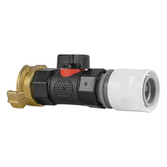 Hose Connector WL with In-Line BSPF Valve and Geka Type Connector