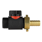 13mm Brass Barb with In-Line BSPM Threaded Valve