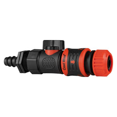 16mm Barbed Straight with BSPF-Quick Connect Valve & Hose Connector Lock