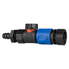 16mm Barbed Straight with BSPF-Quick Connect Valve & Hose Connector 3/4" BSPF