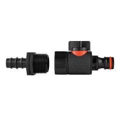 16mm Barbed Straight with BSPF Thread-Quick Connect Male Valve