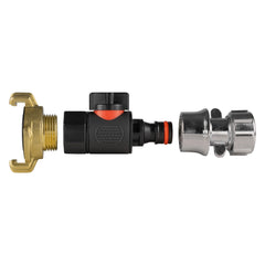 Geka Type Connector with BSPF-Quick Connect Valve & Hose Connector Zinc