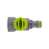 Tap Adapter with Valve ¾” BSPF – Snap-On Connector, Lime