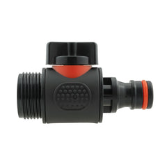 In Line Soft Touch Valve 3/4" BSPM to Male Black