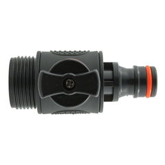 In Line Soft Touch Valve 3/4" BSPM to Male Black
